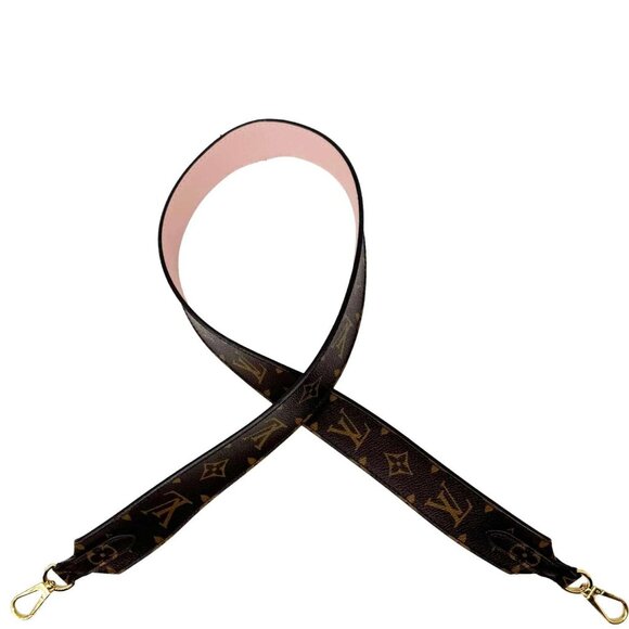 Louis VuittonBandouliere Monogram Canvas Shoulder Strap Rose Ballerine